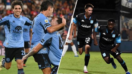 Luego de la sorpresiva derrota de San Lorenzo con Riestra, Racing vence a Belgrano en su debut de la Liga Profesional