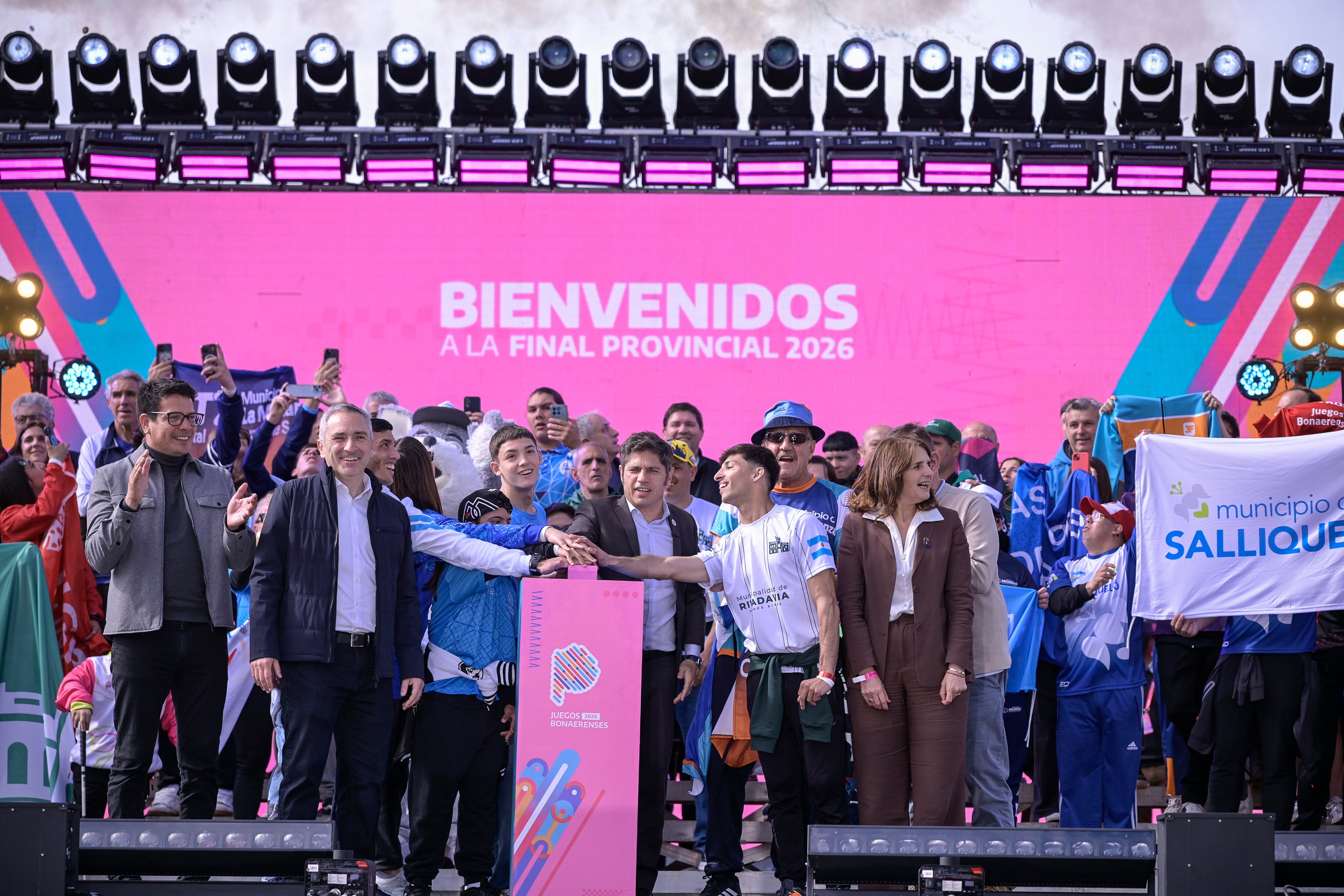 Axel Kicillof manifestó críticas ante la falta de inversión destinada al deporte (PBA)