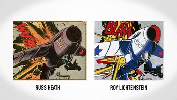 Una comparación del arte original