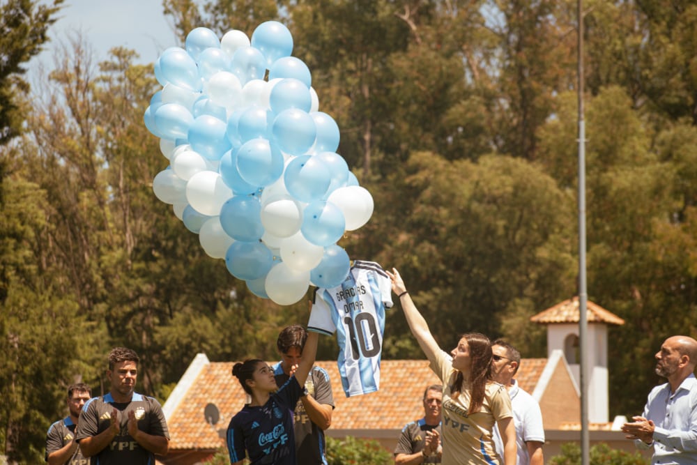 El homenaje a Souto que le hizo la AFA