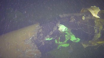 Un gasoducto Balticconnector dañado, que