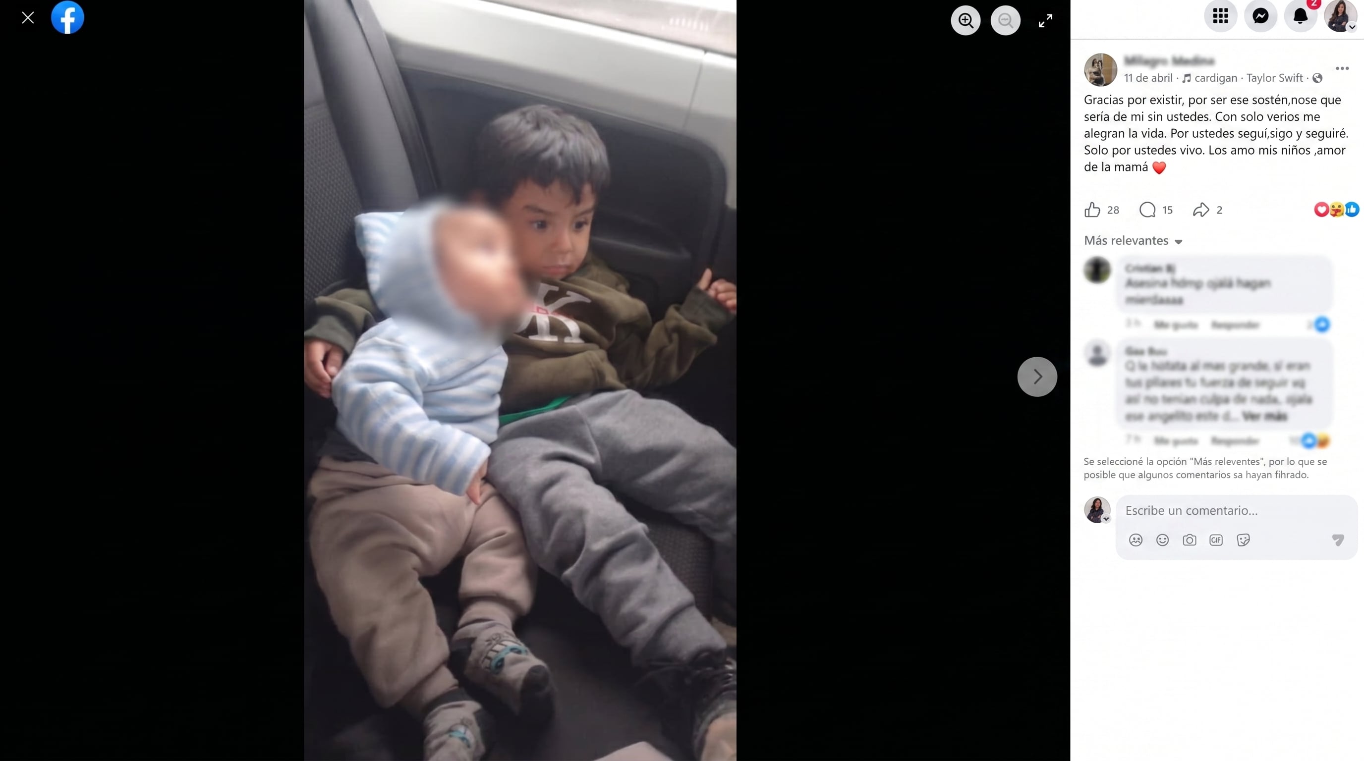 Tras conocerse el caso, comenzó a circular una publicación realizada por la madre del niño hace unos meses.