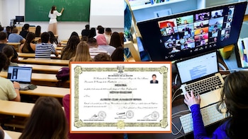 Estudios presenciales y virtuales sin