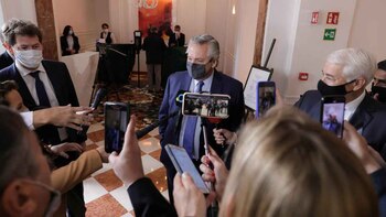 Alberto Fernández regresó el sábado