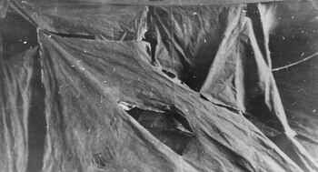 Las tiendas tenían sus pertenencias