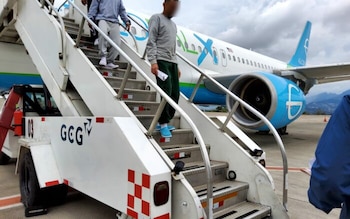 El programa Retorno Voluntario Asistido de la Organización Internacional para las Migraciones ya incluye a 18 participantes de los 47 migrantes recibidos en 2025. (Cortesía: Redes sociales)