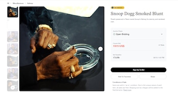 El porro a medio fumar