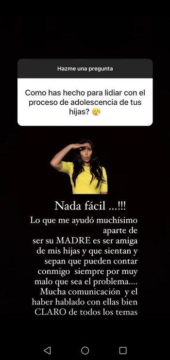 Melissa Klug habló sobre sus