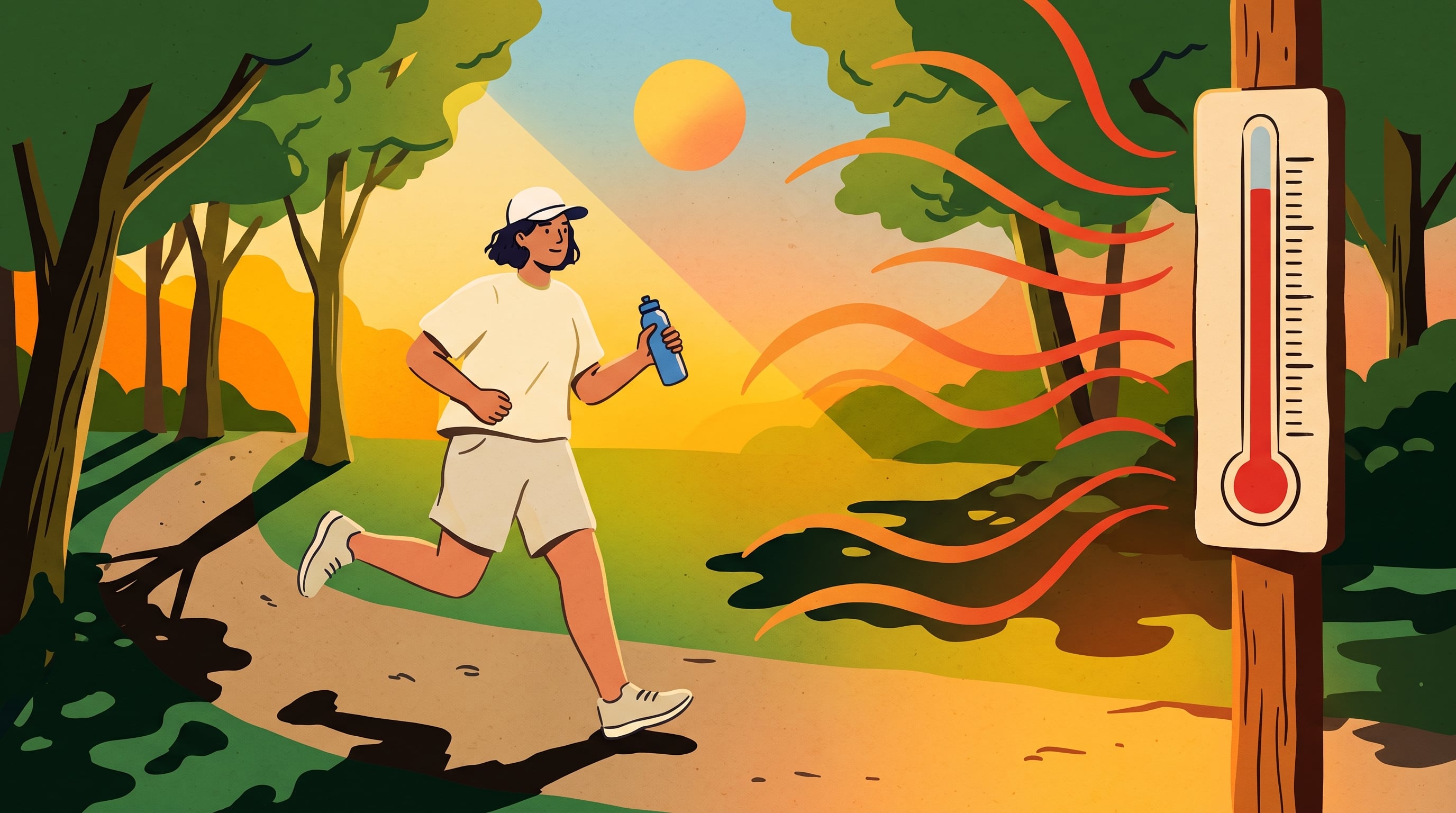 El calor y la humedad reducen la cantidad de sangre disponible para transportar oxígeno a los músculos durante la actividad física (Imagen Ilustrativa Infobae)