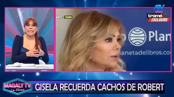 Magaly Medina cuestiona el dolor de Gisela Valcárcel por Roberto Martínez: “Debemos buscar fuerzas para salir adelante”. Captura: Magaly TV La Firme.