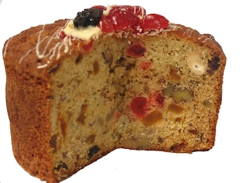 Un pan dulce relleno con