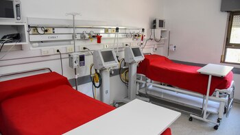 Con los respiradores que le