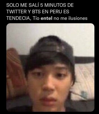 Memes sobre BTS en Perú.