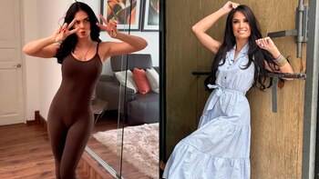 La conductora se mostró molesta