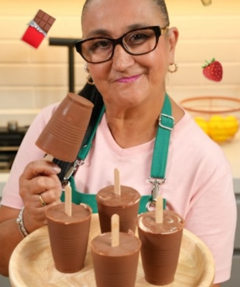 Así son los helados gigantes de Janeth Colmenares que se desmoldan del vaso y van directo al congelador - crédito @lamama.delasrecetas/IG