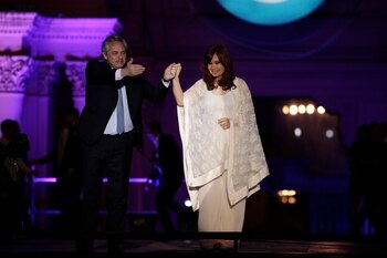 Alberto Fernández y Cristina Kirchner