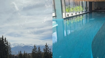 Daniela Christiansson eligió viajar a un centro de esquí en Suiza con todas las comodidades para encontrar calma y relax (Instagram)