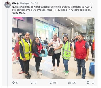 En respuesta a la presión