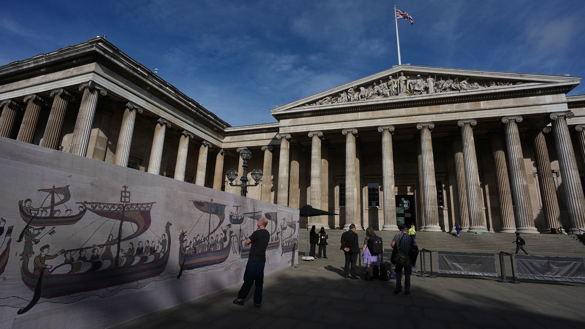 El Tapiz de Bayeux se expone en el Museo Británico por primera vez en suelo británico desde el siglo XI