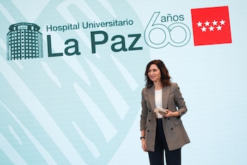 La presidenta de la Comunidad