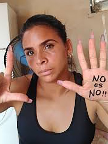 Lizandra Góngora fue detenida por