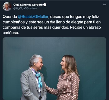 beatriz gutierrez tuit cumple