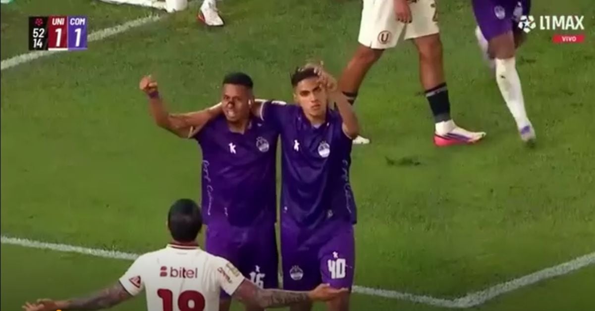 Gol de Flavio Alcedo, de cabeza, para el 2-1 de Comerciantes Unidos vs Universitario por Torneo Clausura 2026