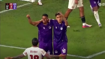 Gol de Flavio Alcedo, de cabeza, para el 2-1 de Comerciantes Unidos vs Universitario por Torneo Clausura 2026