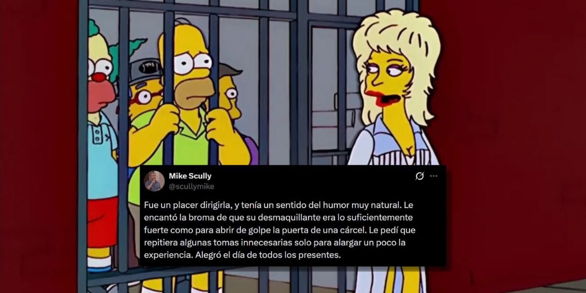 El mensaje de Mike Scully recordando como fue trabajar junto a Dolly Parton (Composición fotográfica)