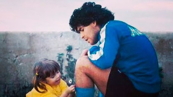 Diego, Dalma y las margaritas: