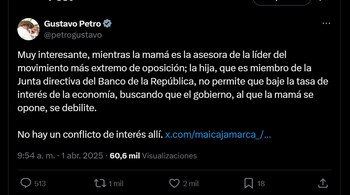 El presidente se refirió directamente