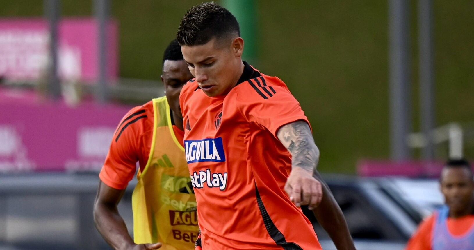 James Rodríguez es uno de los jugadores empezó a entrenar con la selección Colombia desde la concentración en Medellín - crédito FCF