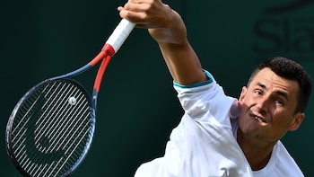 Bernard Tomic volvió a quedar en el centro de la escena tras su llamativa actuación en los cuartos de final del ATP 250 de Los Cabos, donde cayó ante Cameron Norrie en apenas 50 minutos (Crédito: Ben STANSALL / AFP)