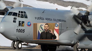 Avión Hércules de la Fuerza Aérea Colombiana habría apoyado el despliegue militar para una misión de El Salvador en Haití