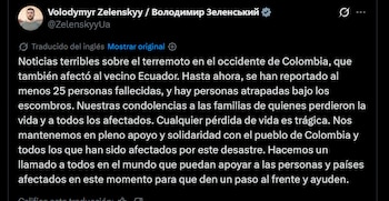 Volodymyr Zelenskyy - crédito @ZelenskyyUa-/X