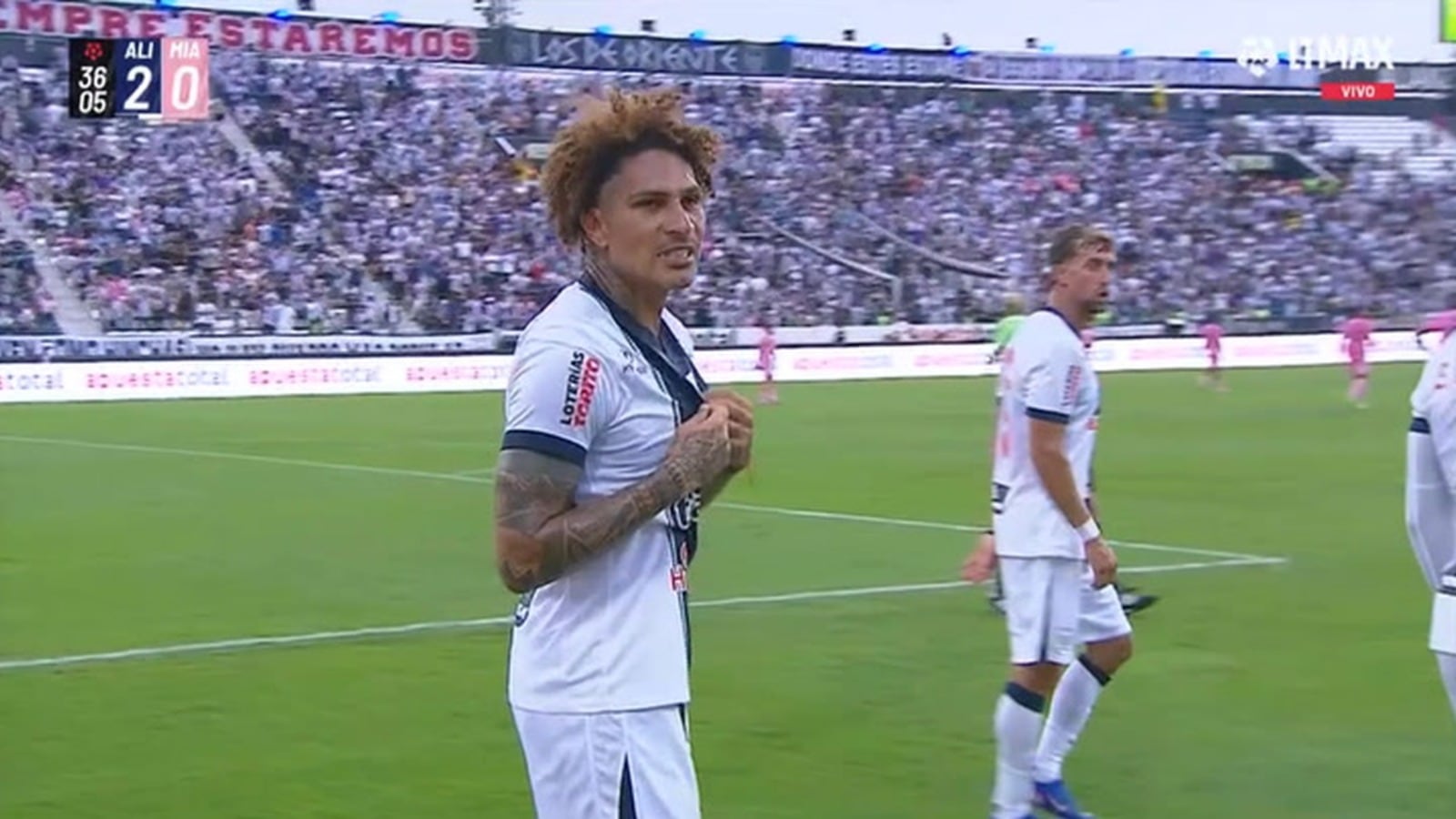Goles de Paolo Guerrero para doblete en Alianza Lima vs Inter Miami por ‘Noche Blanquiazul’ 2026