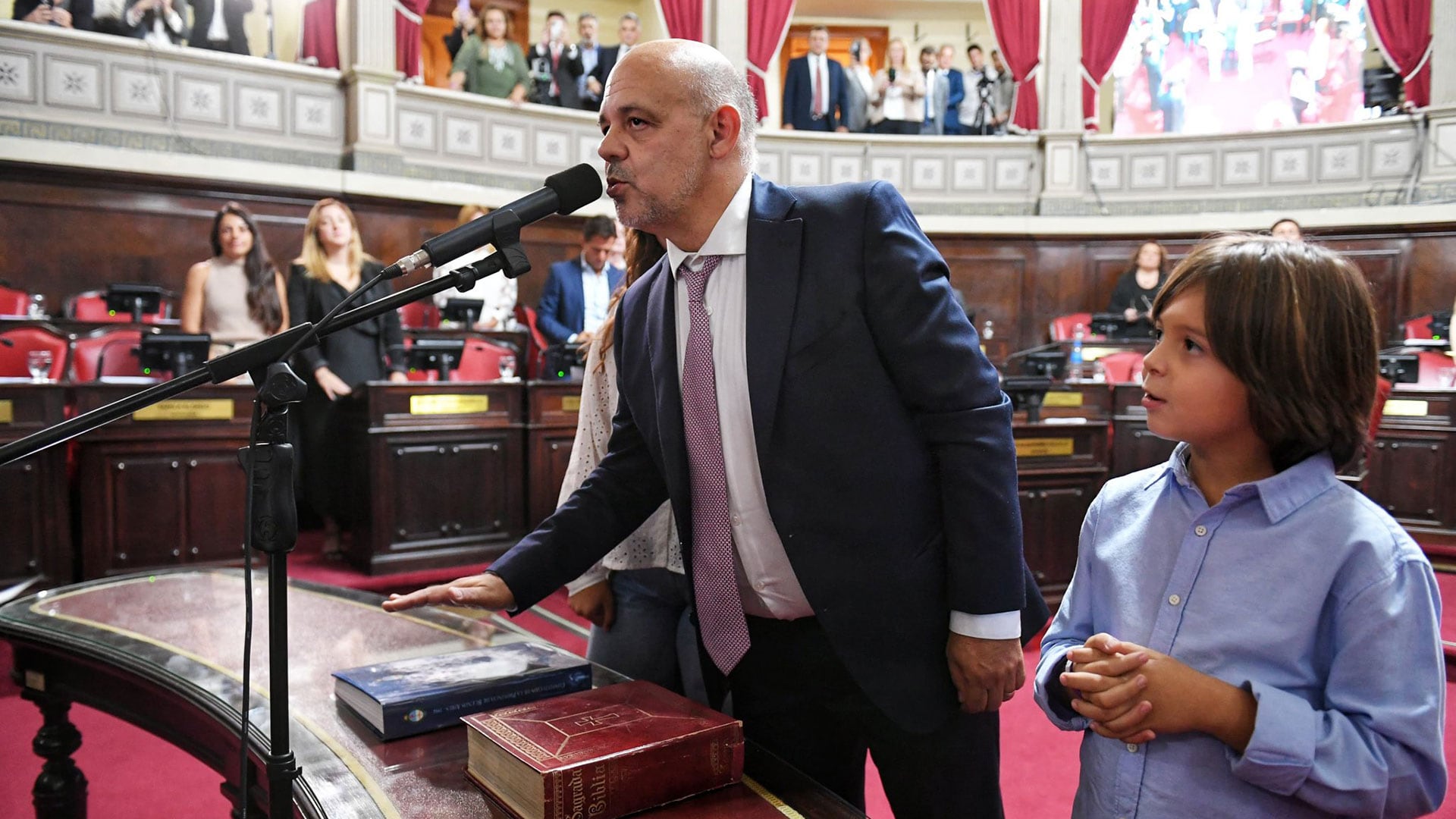 Curestis, jefe del bloque de La Libertad Avanza en el Senado bonaerense