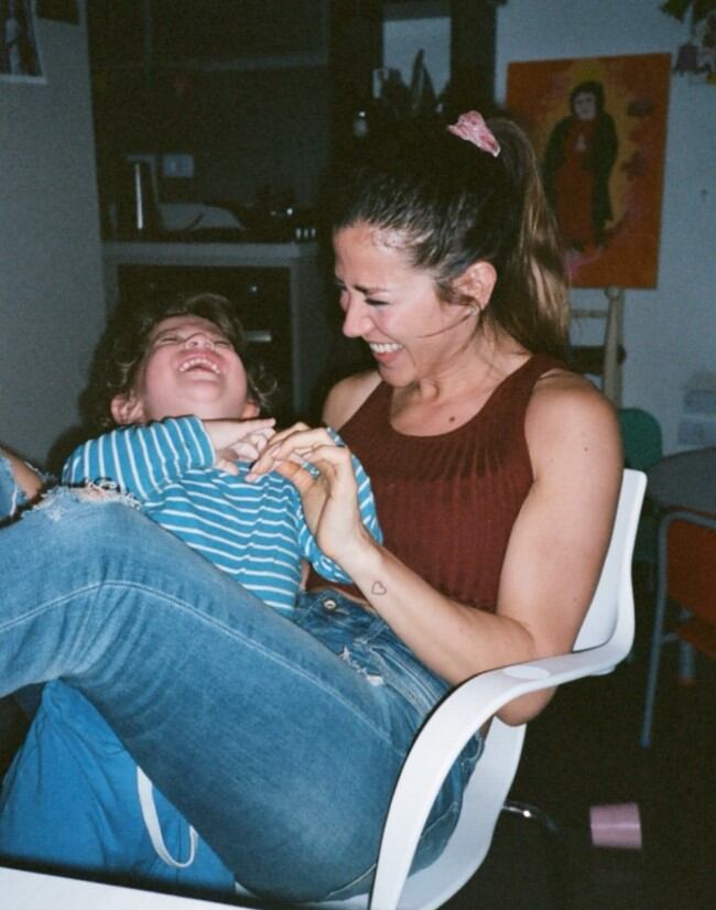 Jimena Barón mostró parte de la intimidad familiar que vivió con Momo desde que nació (Instagram)