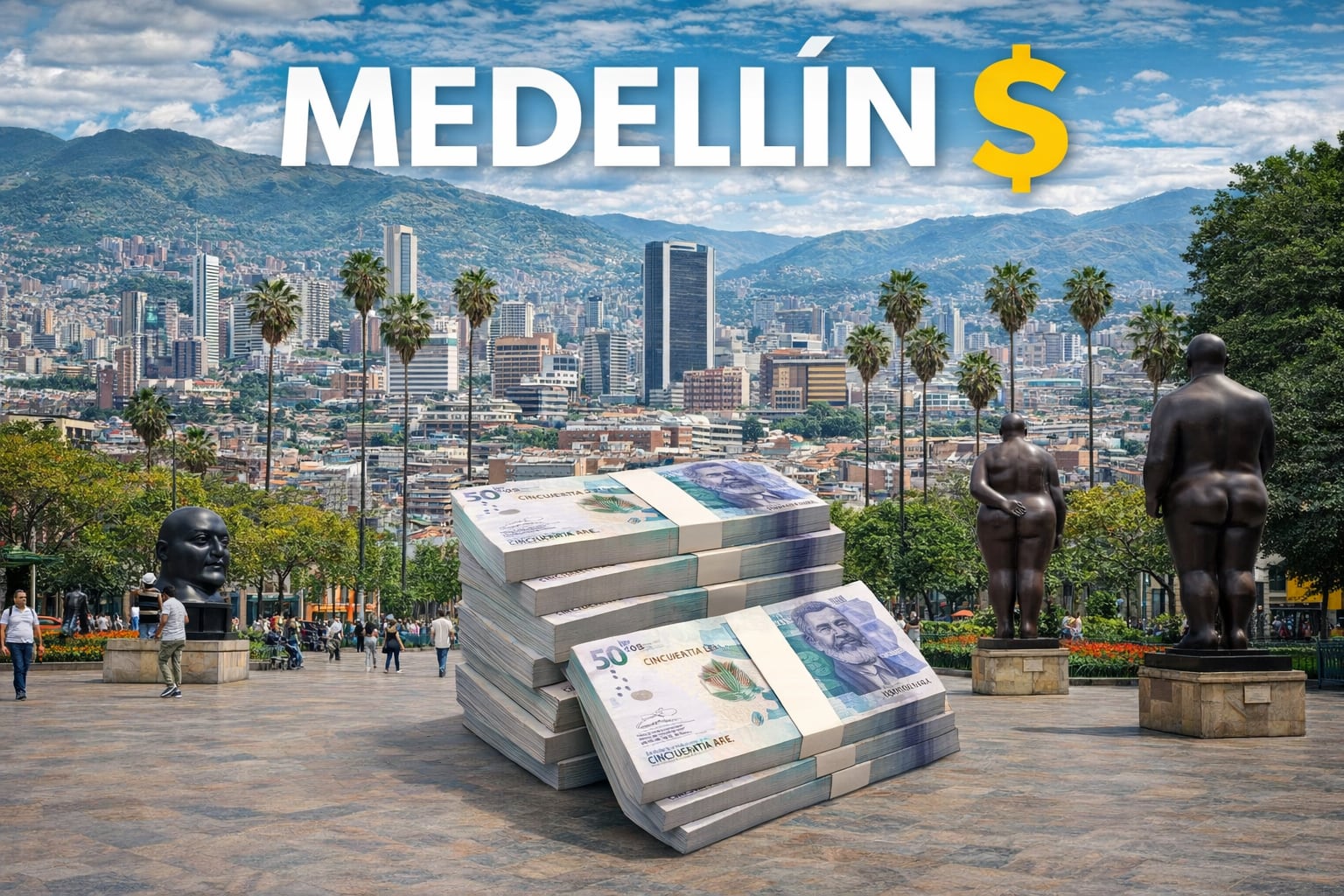 Medellín atraviesa un escenario de incrementos en distintos sectores de la economía local, con variaciones en vivienda, alimentos y servicios que han impactado el presupuesto de los hogares. - crédito Imagen Ilustrativa Infobae