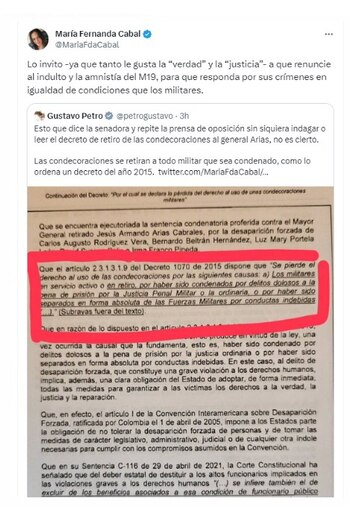 Este fue el mensaje con