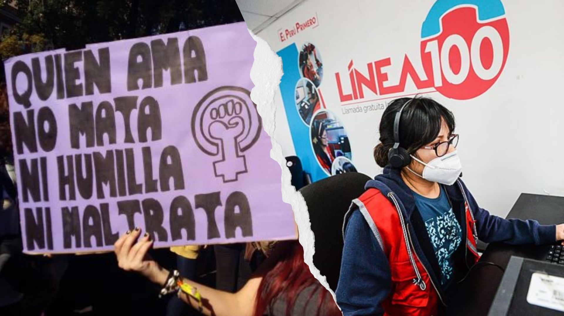 La Línea 100 brinda su reporte de fin de año respecto a su manejo de casos de violencia. - Crédito: Andina/Panorama Cultural