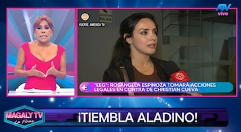 “Cuando no niegas algo, aceptas”: Magaly Medina cuestiona respuesta de Christian Cueva. Captura: Magaly TV La Firme.