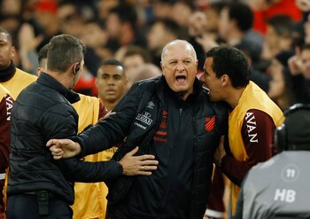 Luiz Scolari, entrenador de Athletico