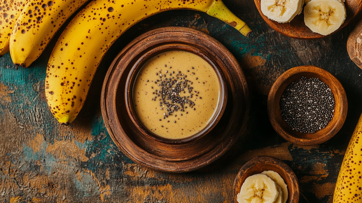 Un licuado de plátano con chía ofrece una combinación nutritiva perfecta para comenzar el día lleno de energía. – (Imagen Ilustrativa Infobae)