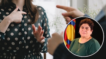 Ella es Sandra Jaber, secretaria