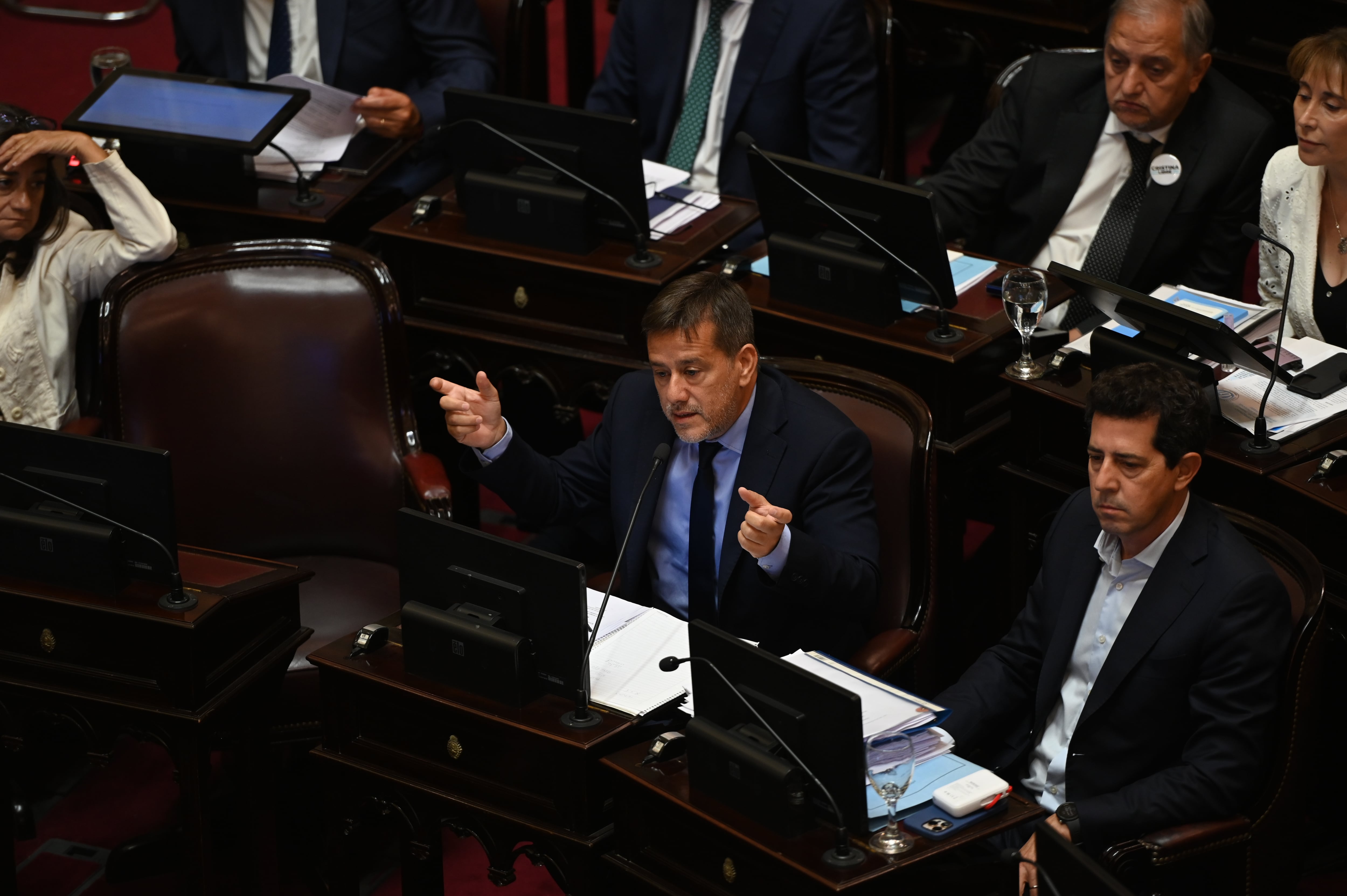 El senador cristinista Mariano Recalde, íntimo de peripecias laborales de los últimos años