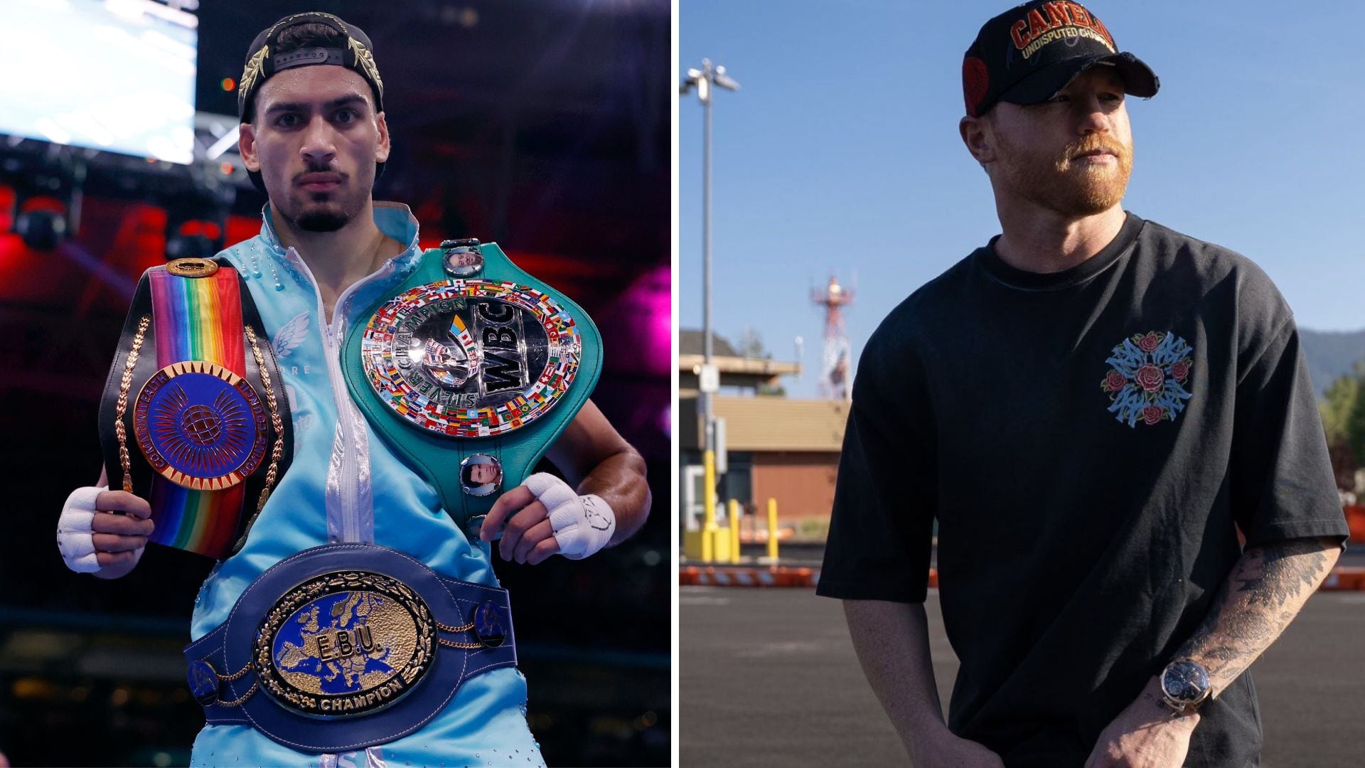 Hamzah Sheeraz podría enfrentarse a Canelo Álvarez en un futuro cercano (Action Images via Reuters | X@Canelo)