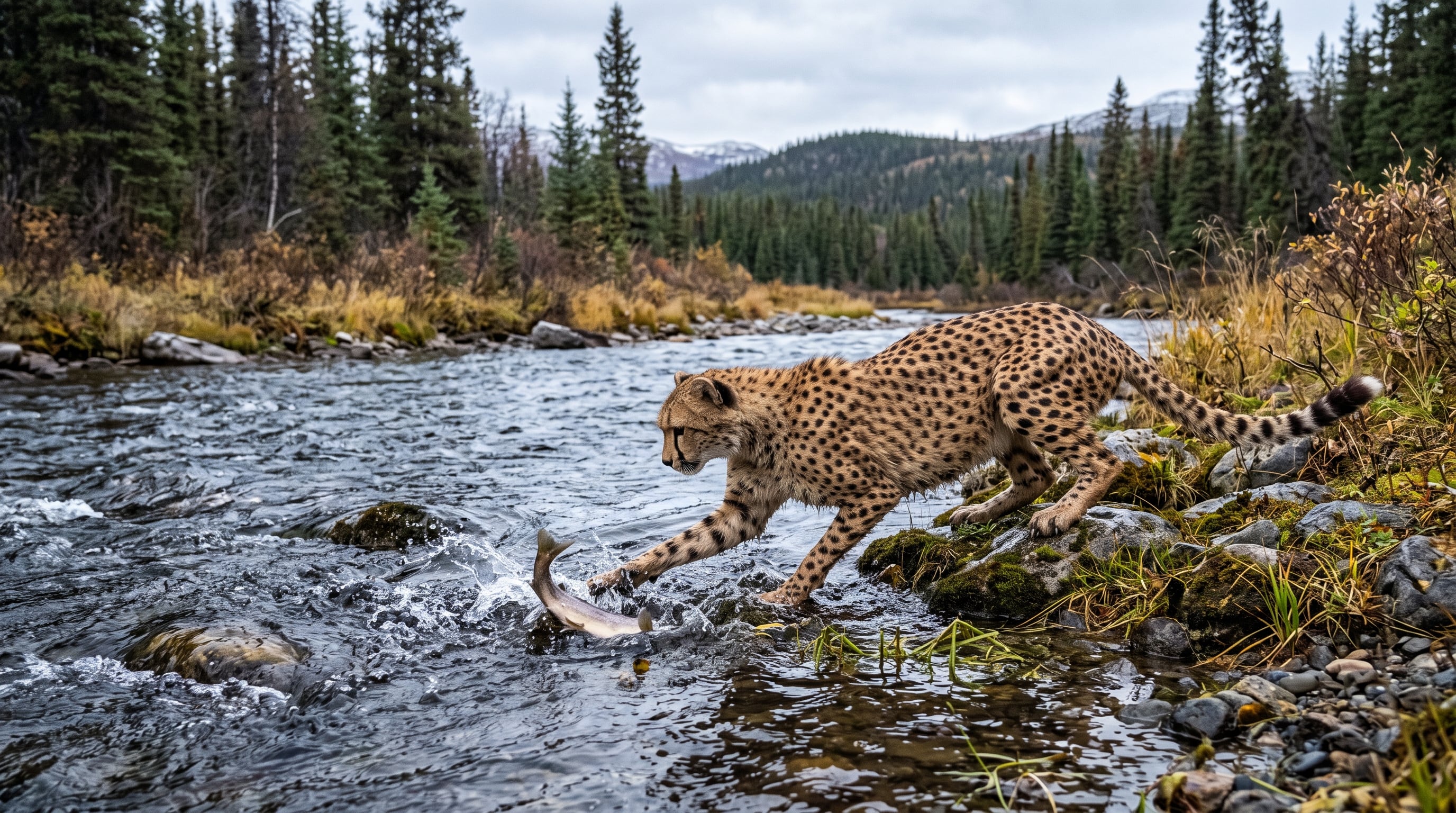 El equipo de la Universidad de California en Santa Cruz determinó que el ancestro común más reciente entre el guepardo americano y el puma vivió hace 2,6 millones de años (Imagen Ilustrativa Infobae)