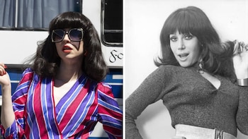 Sofía Gala Castiglione en la piel de la joven Moria Casán, la vedette que llegó a la revista con una frase que lo decía todo: "Soy un caso raro e inusual"