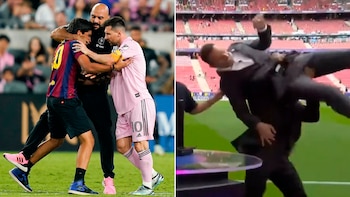 “¿Qué hace? Dios mío”: la inesperada aparición del guardaespaldas de Messi en la final de la Champions Legue